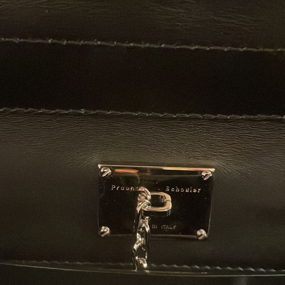 Elegant Proenza Schouler suede burgundy handbag - Picture 2 of 7